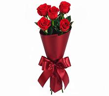 Букет 5 Красных роз Эдлесс Лав в Караваево Костромской области