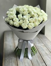 Букет 35 Белых роз в Караваево Костромской области