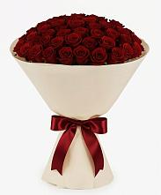 Букет 101 Бордовая роза Блэк Бакарра в Караваево Костромской области