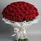 Букет 101 Красная роза Блэк Мэджик в Караваево Костромской области