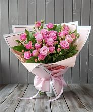 Букет Розовый кустик в Караваево Костромской области