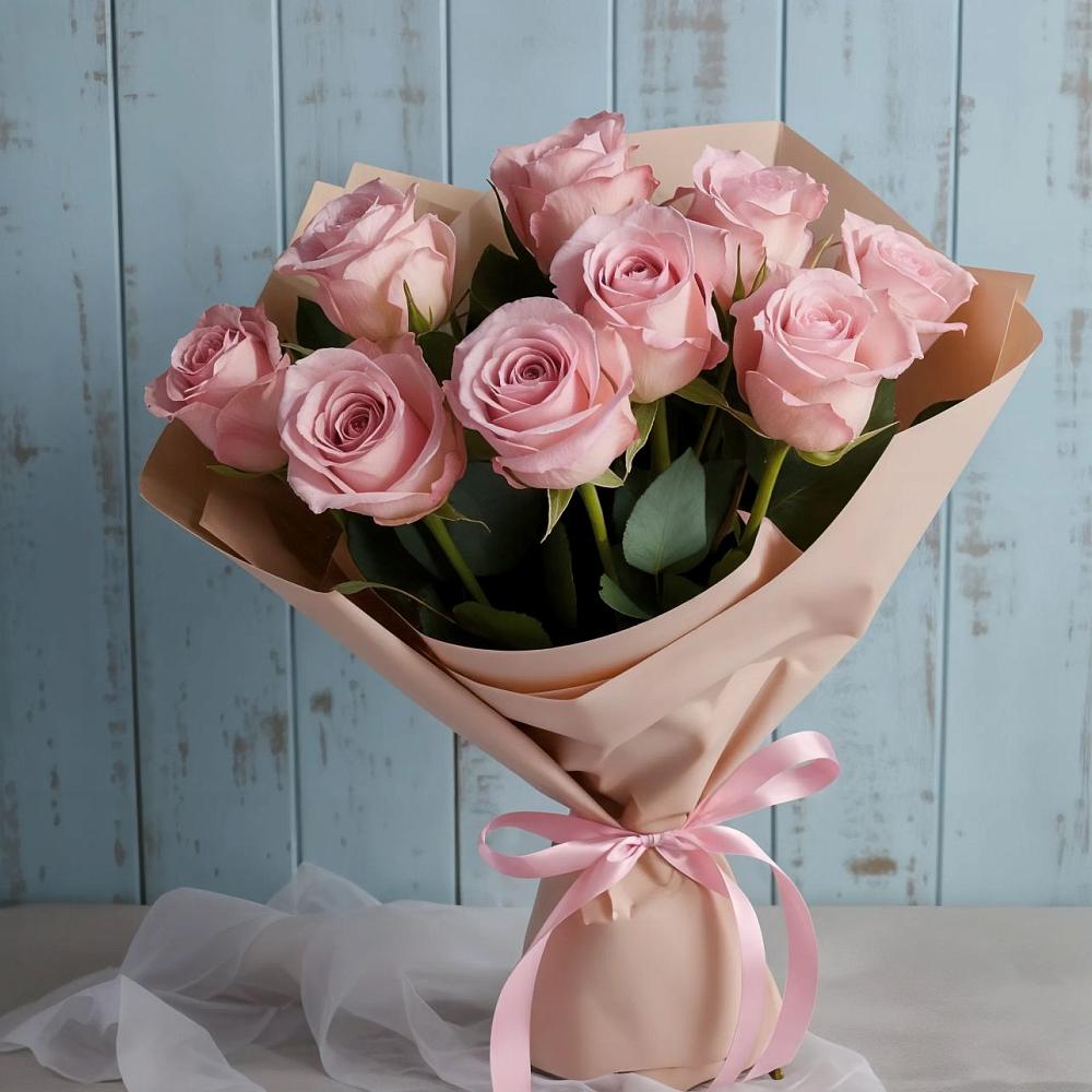 Букет цветов из: Розы в Караваево Костромской области