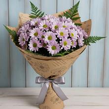 Букет цветов из:  Хризантемы в Караваево Костромской области