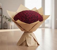Букет 101 Красная роза в Караваево Костромской области
