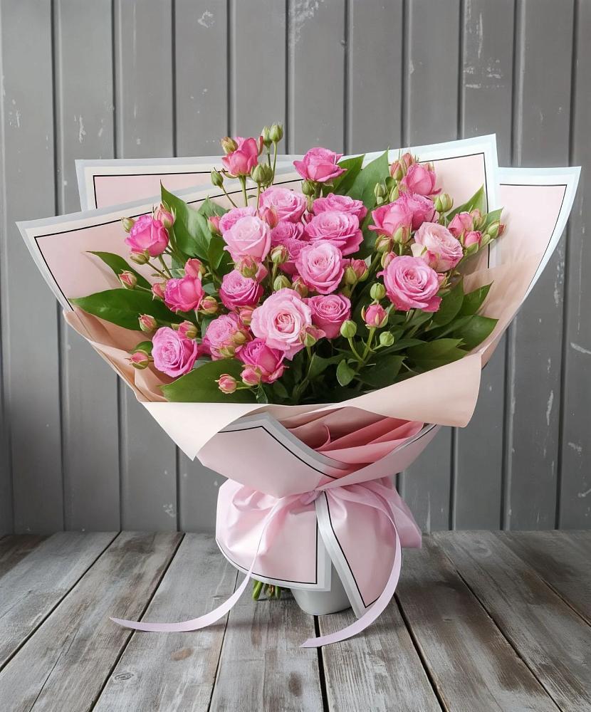 Букет Розовый кустик в Караваево Костромской области