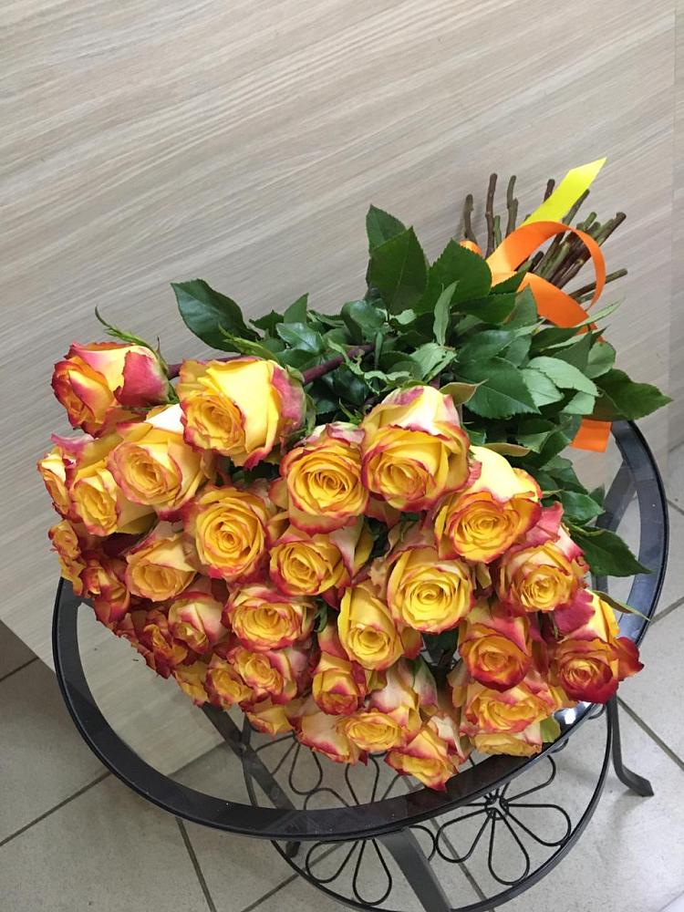 Букет Желтые розы в Караваево Костромской области