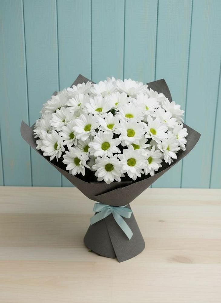 Букет цветов из: Хризантемы в Караваево Костромской области