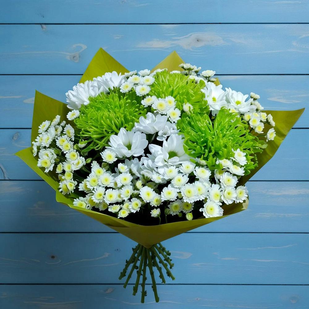 Букет цветов из: Хризантемы в Караваево Костромской области