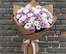 Букет цветов из:  Хризантемы в Караваево Костромской области