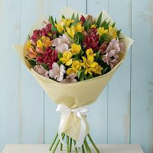 Букет цветов из:  Альстромерии в Караваево Костромской области
