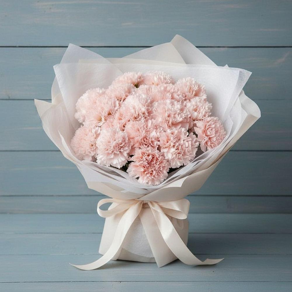 Букет цветов из: Гвоздики в Караваево Костромской области