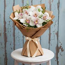 Букет цветов из:  Орхидеи и Розы #REPLACE_PRED# Караваево Костромской области